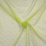 Spot Organza Fabric Olive 100% Nylon , 60" Wide