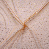 Spot Organza Fabric (Antique) Gold 100% Nylon , 60" Wide