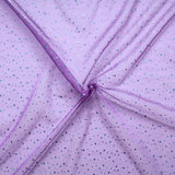 Spot Organza Fabric Purple 100% Nylon , 60" Wide