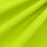 Fluorescent Green Rip Stop Tear Resistant Fabric 150cm Wide 2oz 100% Polyester 