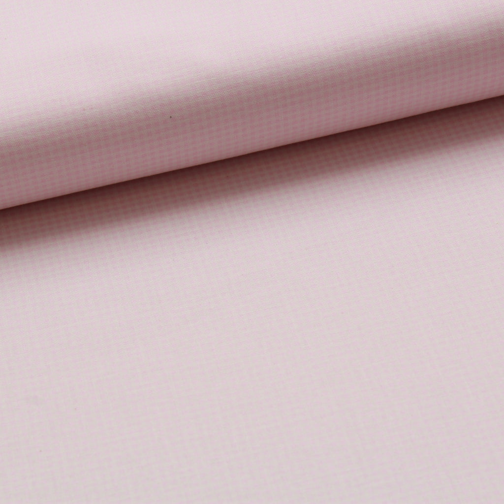 TFG Quilting Cotton, Basic Essentials, Light Pink Checks