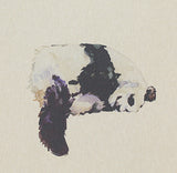 100% Cotton Rich Printed Cushion Panels - Panda - 18” x 18”