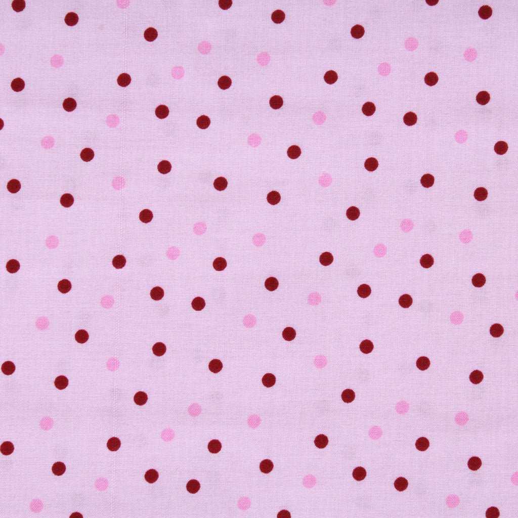 Polka Dot, Premium Printed Quilting Quality Cotton Pink
