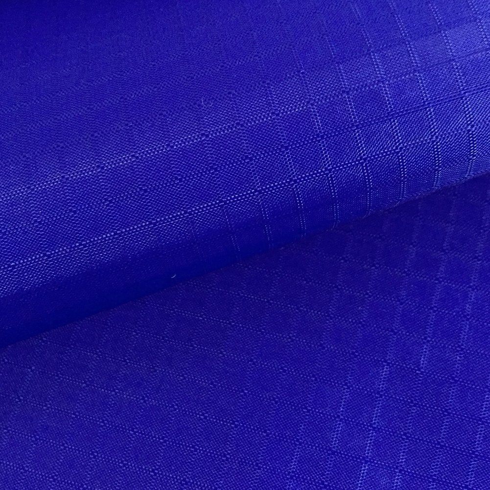 Blue Rip Stop Tear Resistant Fabric 150cm Wide 2oz 100% Polyester
