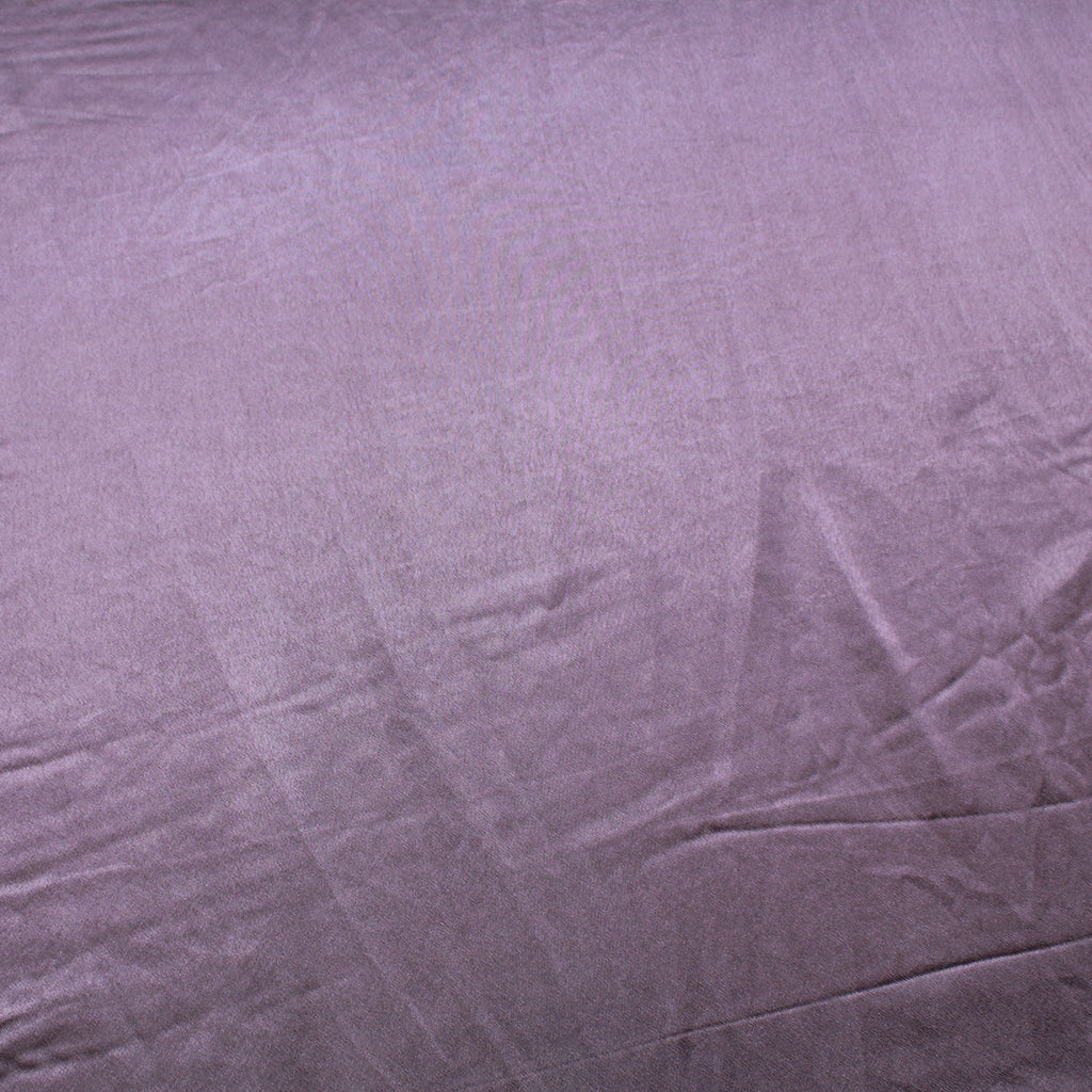 Premium Plain Crepe Satin Fabric Purple
