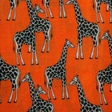 A Tower of Giraffes Printed Polycotton, 44" Wide - Variations Available