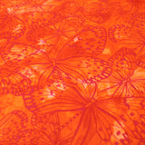 100% Premium Tye-Dye Quilting Cotton - Melody Collection 'Orange'