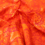 100% Premium Tye-Dye Quilting Cotton - Melody Collection 'Orange'
