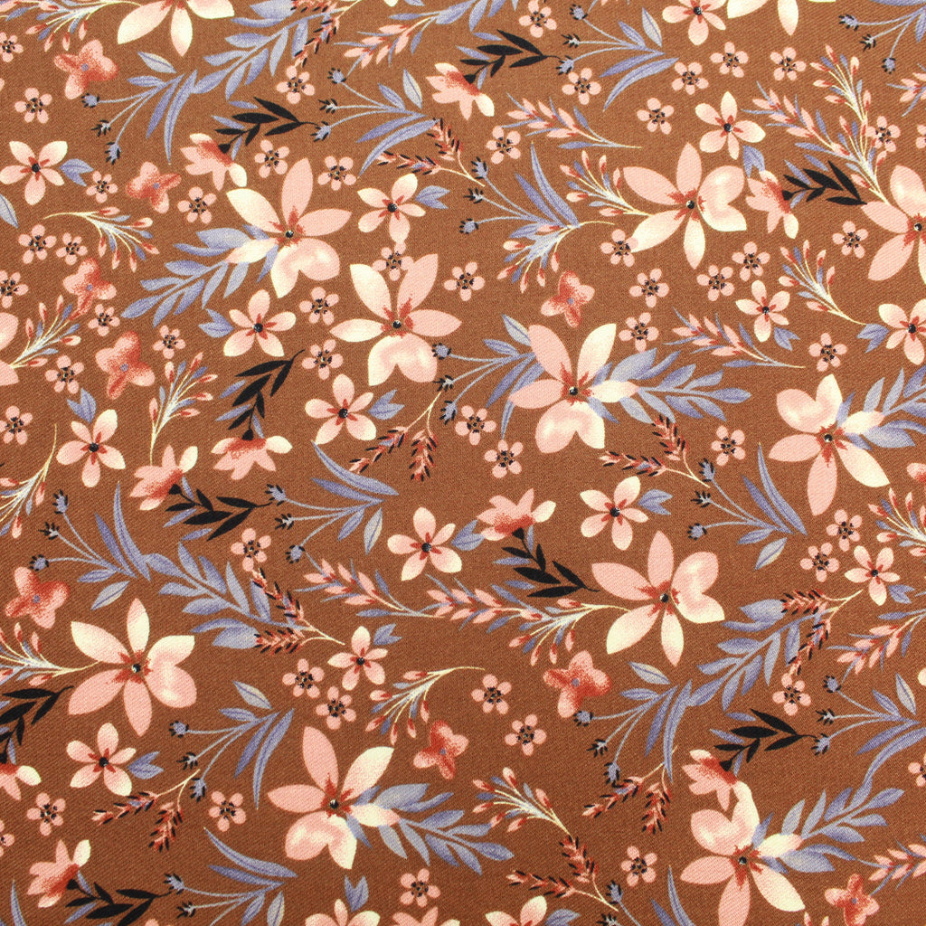 6FOR20 Poly-Viscose Bundle 'Falling Flower' 60" Wide Variations Available