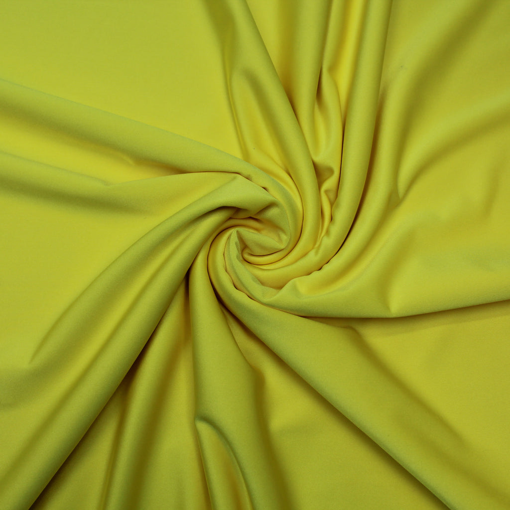 3FOR10 Super Stretch Lycra - Matte Yellow - 60" Wide