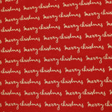 Gold Foil Premium 100% Quilting Cotton "Merry Christmas" - Variations Available