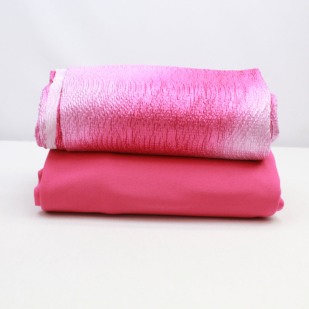 6 Metre Dress Maker Pink Foil Bundle - 60" Wide