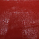 3FOR10 Animal Print On Moleskin, 'Blood Red', 60" Wide