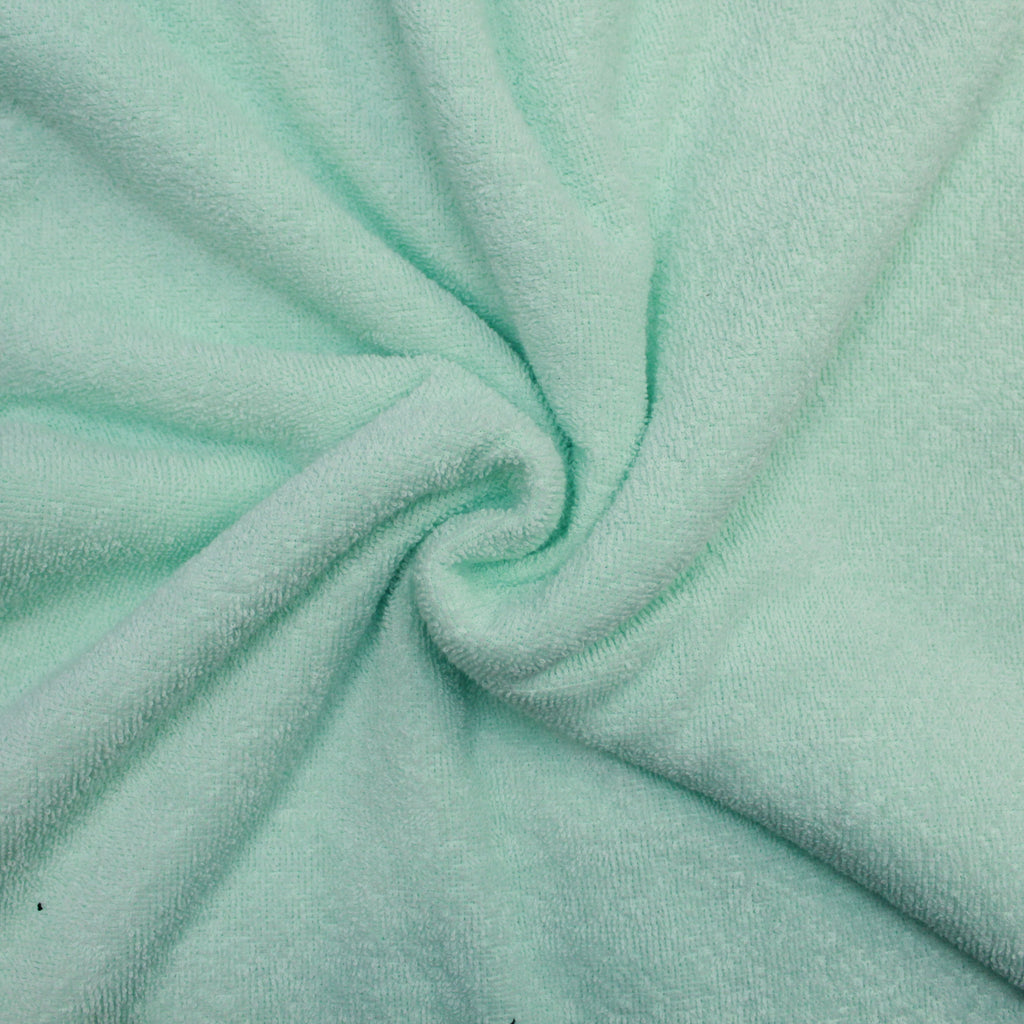 Premium Quality Cotton Towelling Double Sided - Mint