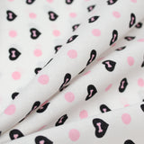 100% Cotton 'Heart's and Bones' 44" Wide