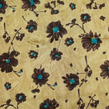 3 Metres 100% Printed Cotton Fabric Bundle 'Ink Blotted Flowers' -  42" Variations Available
