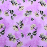 3 Metres 100% Printed Cotton Fabric Bundle 'Floating Leaves', 42