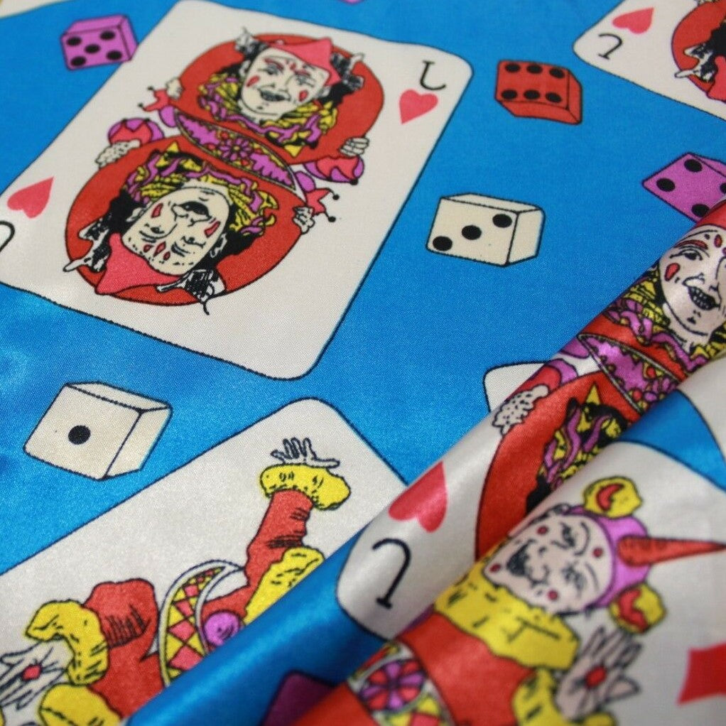 Casino 100% Polyester Satin Liquid Fabric, Approx. 44" (112cm) Wide