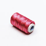 Natesh Embroidery Thread, 'Fuchsia Pink' - Box of 10