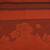 3FOR5 Orange Collection Crepe, 'Flowers And Stripes', 60" Wide