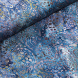 Bali Indonesian Batik, Oyster Spots Swirls, Premium Cotton, 44