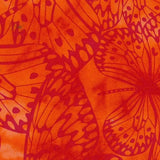 Orange Premium 100% Cotton Melody With Butterfly Printing.