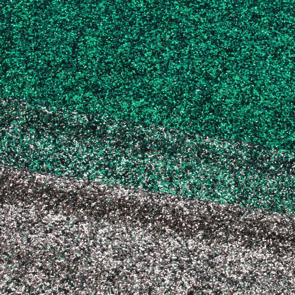 Green Gradient Glitter on Net, 59" PO254/Green