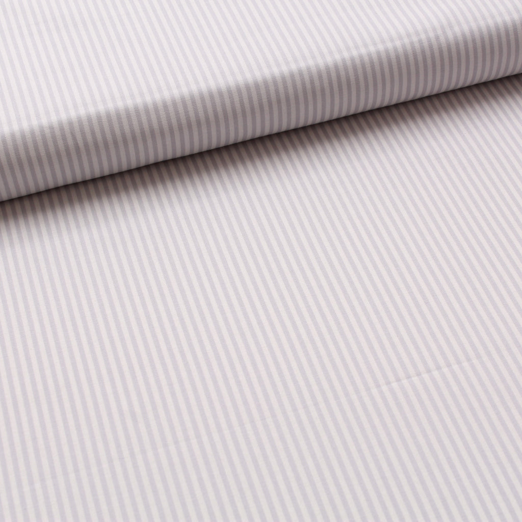 TFG Quilting Cotton, Basic Essentials, Light Grey Stripes 