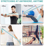 Bend It Yoga Rope 2-in-1 Strap & Sling Features Adjustable 100% Cotton