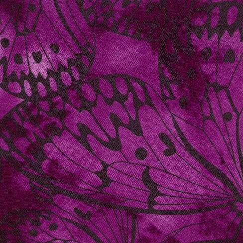 Cerise Premium 100% Cotton Melody With Butterfly Printing.