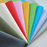 10 x 1m Plain 100% Cotton Poplin Bundle, 44