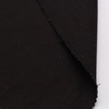 100% Cotton Canvas, Plain 44" - Black 210 GSM
