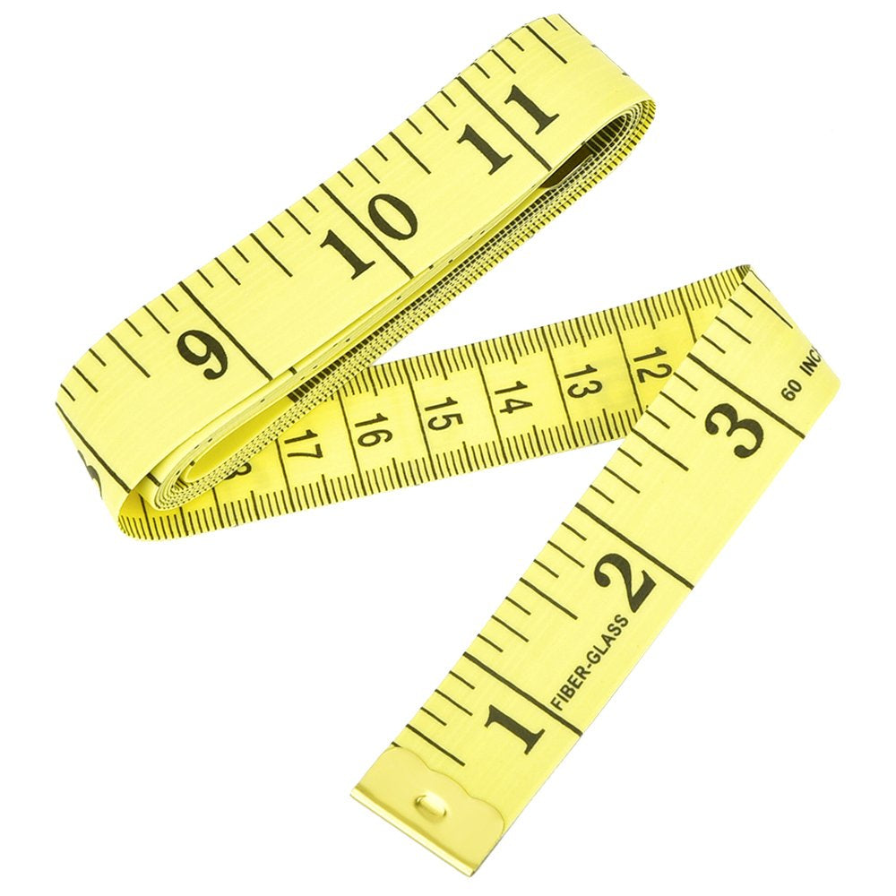 Yellow Tailors Measuring Tape, Premium Quality 60" 150cm