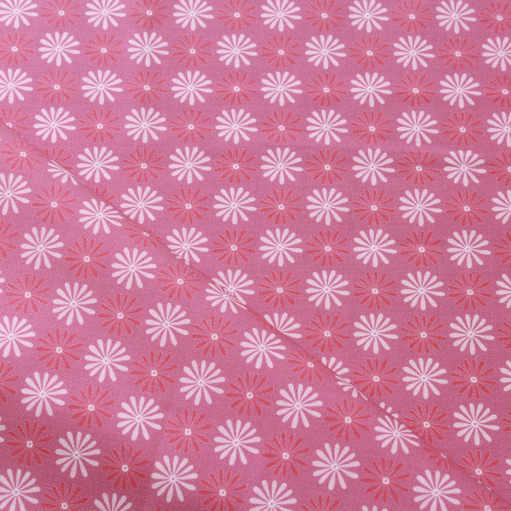 TFG Pink Quilting Cotton, Small Floral, Springtime Floral Collection FF402.3